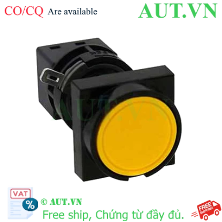 Ảnh của Nút nhấn nhả không đèn IDEC HA3B-M1C2Y D16 2NO+2NC (Vàng)