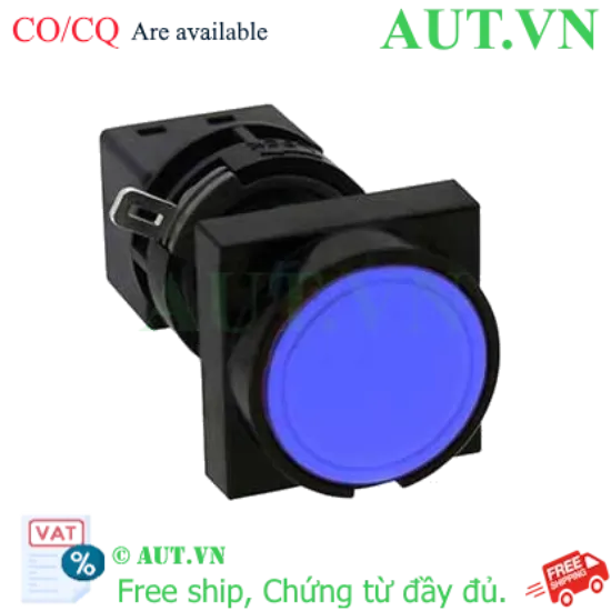 Ảnh của Nút nhấn nhả không đèn IDEC HA3B-M1C5S D16 1NO+1NC (Xanh)