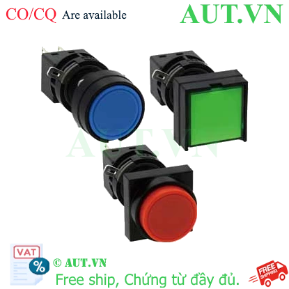 Ảnh của Nút nhấn nhả không đèn IDEC HA3B-M1C6LA D16 2NO+2NC (Hổ phách)