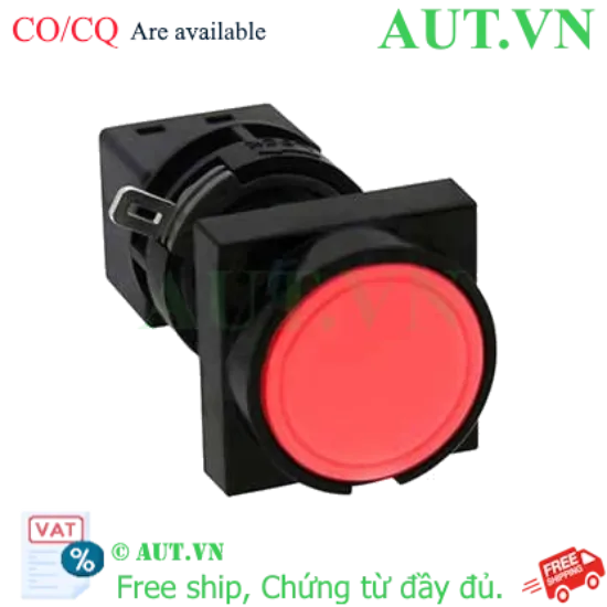 Ảnh của Nút nhấn nhả không đèn IDEC HA3B-M1C6R D16 2NO+2NC (Đỏ)