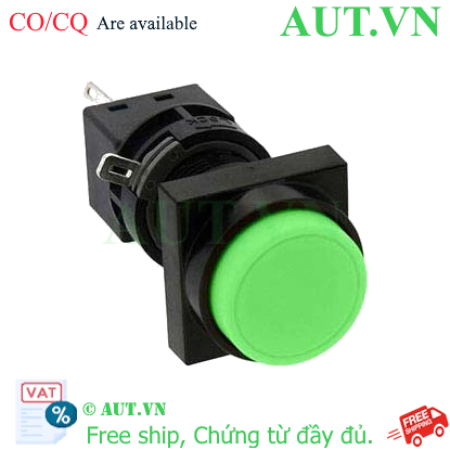 Ảnh của Nút nhấn nhả không đèn IDEC HA3B-M2C1G D16 1NO+1NC (Xanh)