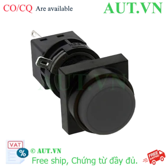 Ảnh của Nút nhấn nhả không đèn IDEC HA3B-M2C5B D16 1NO+1NC (Đen)