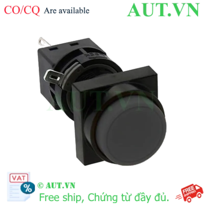 Ảnh của Nút nhấn nhả không đèn IDEC HA3B-M2C5B D16 1NO+1NC (Đen)