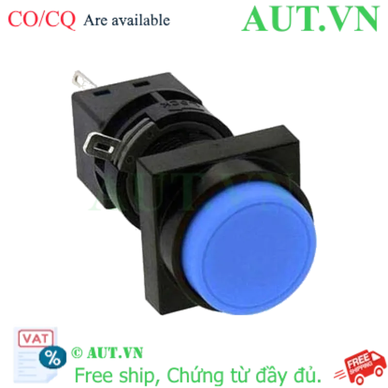 Ảnh của Nút nhấn nhả không đèn IDEC HA3B-M2C5S D16 1NO+1NC (Xanh)