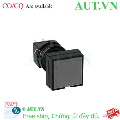 Ảnh của Nút nhấn nhả không đèn IDEC HA4B-M1C1B D16 1NO+1NC (Đen)