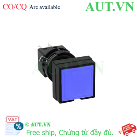 Ảnh của Nút nhấn nhả không đèn IDEC HA4B-M1C1VS D16 1NO+1NC (Xanh)
