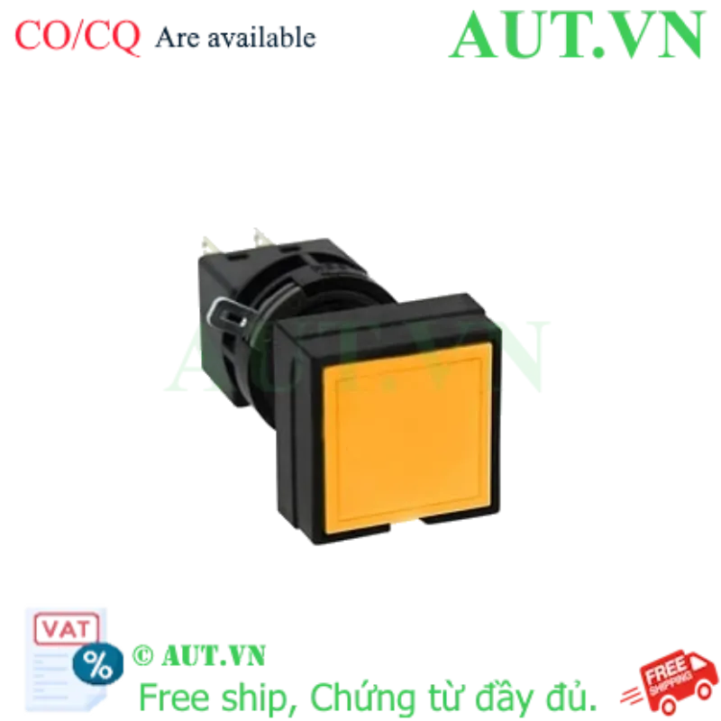 Ảnh của Nút nhấn nhả không đèn IDEC HA4B-M1C2LA D16 2NO+2NC (Hổ phách)