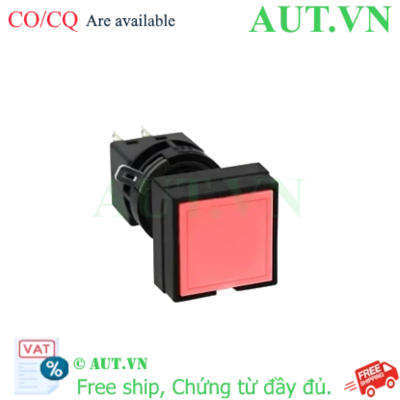 Ảnh của Nút nhấn nhả không đèn IDEC HA4B-M1C2LR D16 2NO+2NC (Đỏ)