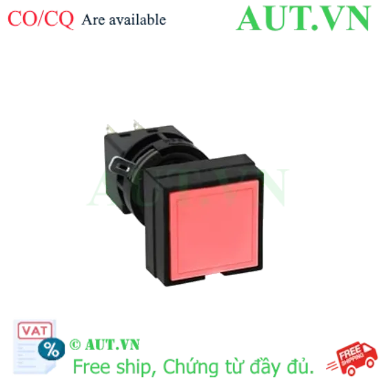 Ảnh của Nút nhấn nhả không đèn IDEC HA4B-M1C2R D16 2NO+2NC (Đỏ)
