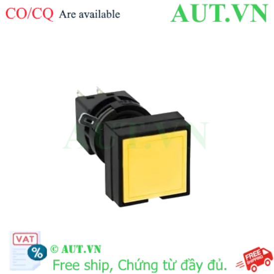 Ảnh của Nút nhấn nhả không đèn IDEC HA4B-M1C2Y D16 2NO+2NC (Vàng)