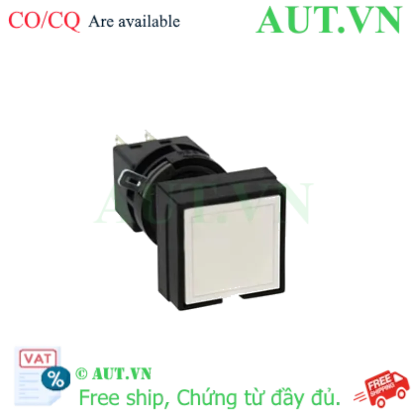 Ảnh của Nút nhấn nhả không đèn IDEC HA4B-M1C5W D16 1NO+1NC (Trắng)