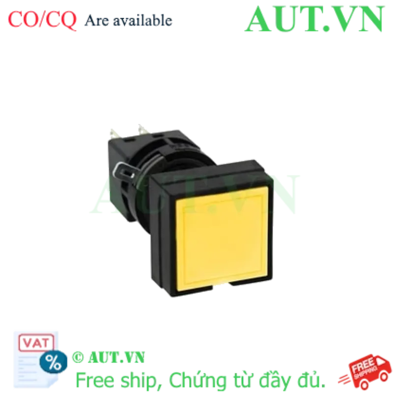 Ảnh của Nút nhấn nhả không đèn IDEC HA4B-M1C5Y D16 1NO+1NC (Vàng)