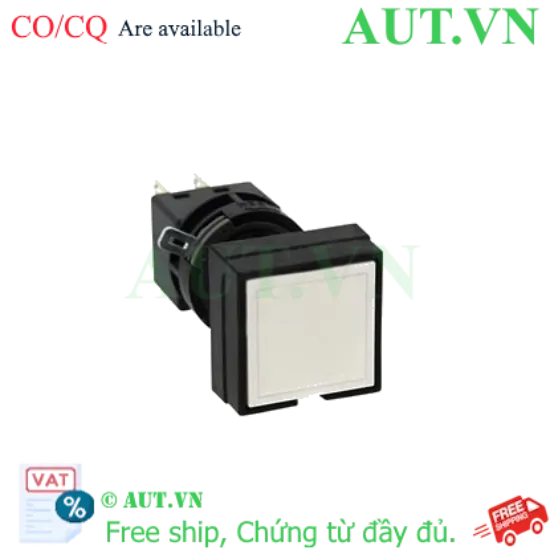 Ảnh của Nút nhấn nhả không đèn IDEC HA4B-M1C6W D16 2NO+2NC (Trắng)