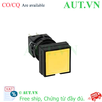 Ảnh của Nút nhấn nhả không đèn IDEC HA4B-M1C6Y D16 2NO+2NC (Vàng)