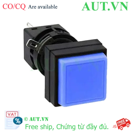 Ảnh của Nút nhấn nhả không đèn IDEC HA4B-M2C1VS D16 1NO+1NC (Xanh)