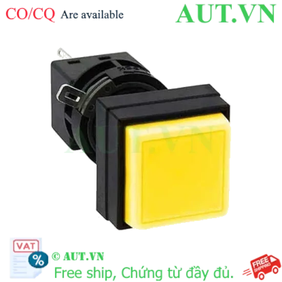 Ảnh của Nút nhấn nhả không đèn IDEC HA4B-M2C1Y D16 1NO+1NC (Vàng)