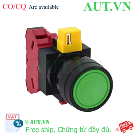 Ảnh của Nút nhấn nhả không đèn IDEC HW1B-M101G-MAU D22 1NC (Xanh)