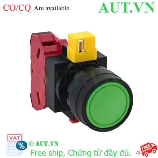 Ảnh của Nút nhấn nhả không đèn IDEC HW1B-M101G-MAU D22 1NC (Xanh)