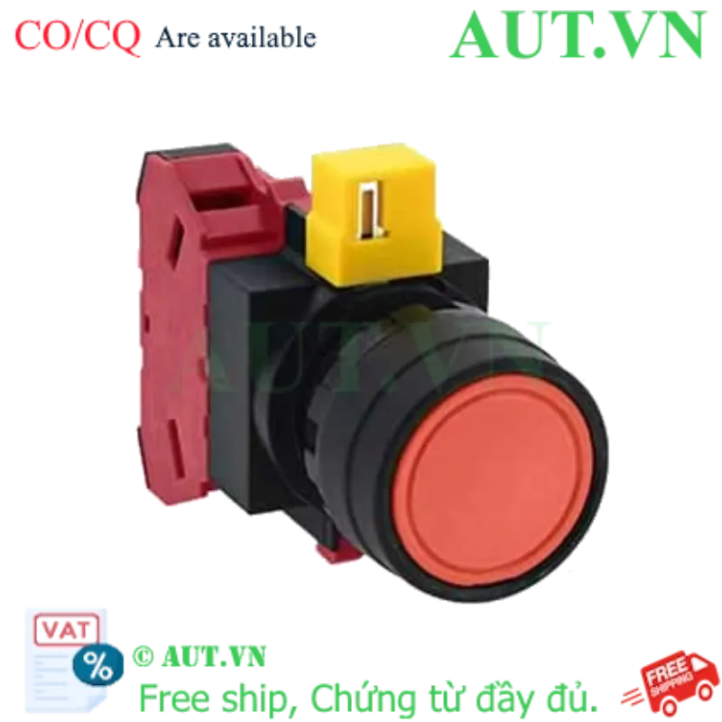 Ảnh của Nút nhấn nhả không đèn IDEC HW1B-M101R-MAU D22 1NC (Đỏ)