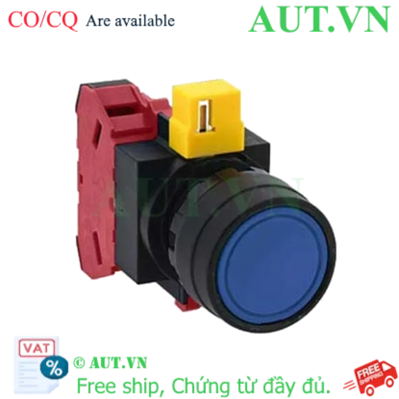 Ảnh của Nút nhấn nhả không đèn IDEC HW1B-M101S D22 1NC (Xanh)