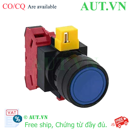 Ảnh của Nút nhấn nhả không đèn IDEC HW1B-M101S-MAU D22 1NC (Xanh)