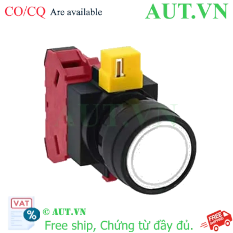 Ảnh của Nút nhấn nhả không đèn IDEC HW1B-M101W D22 1NC (Trắng)