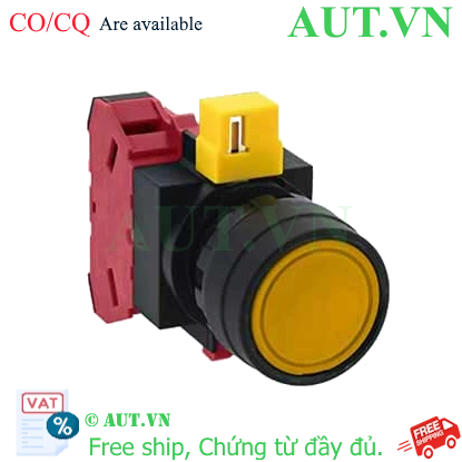 Ảnh của Nút nhấn nhả không đèn IDEC HW1B-M101Y D22 1NC (Vàng)