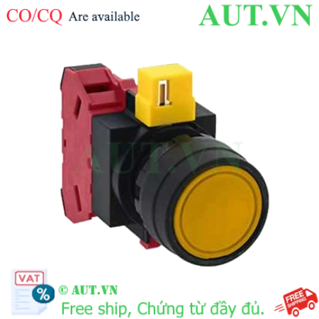 Ảnh của Nút nhấn nhả không đèn IDEC HW1B-M101Y D22 1NC (Vàng)