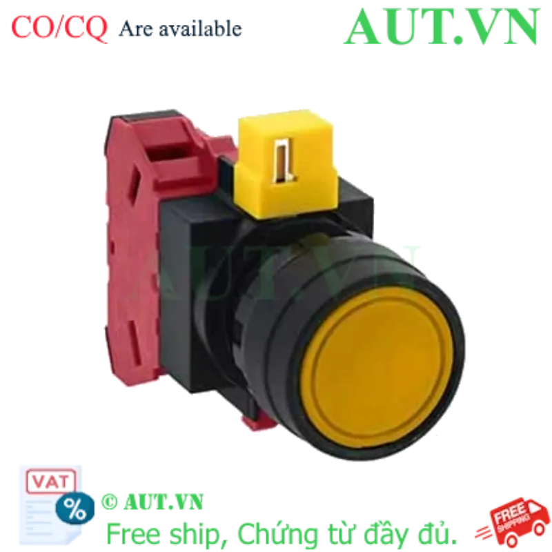 Ảnh của Nút nhấn nhả không đèn IDEC HW1B-M101Y D22 1NC (Vàng)