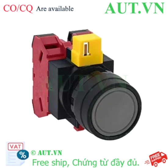 Ảnh của Nút nhấn nhả không đèn IDEC HW1B-M102B D22 2NC (Đen)