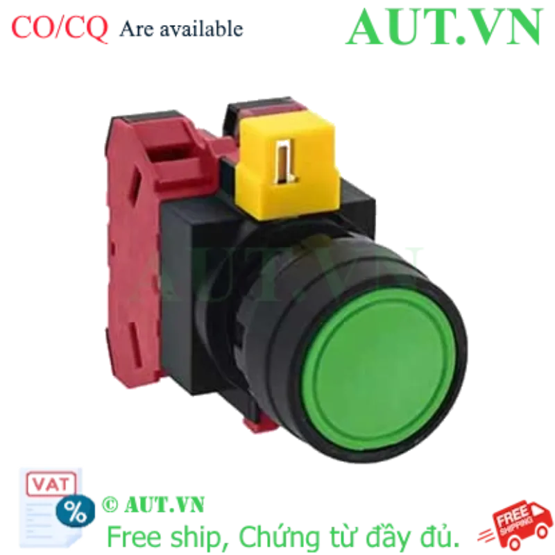 Ảnh của Nút nhấn nhả không đèn IDEC HW1B-M102G D22 2NC (Xanh)