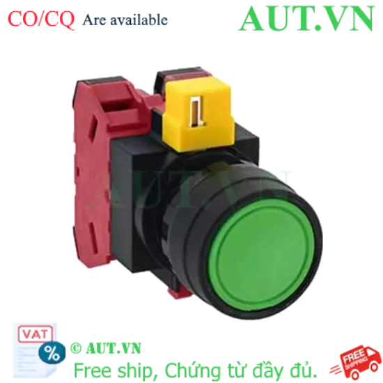 Ảnh của Nút nhấn nhả không đèn IDEC HW1B-M102G-MAU D22 2NC (Xanh)