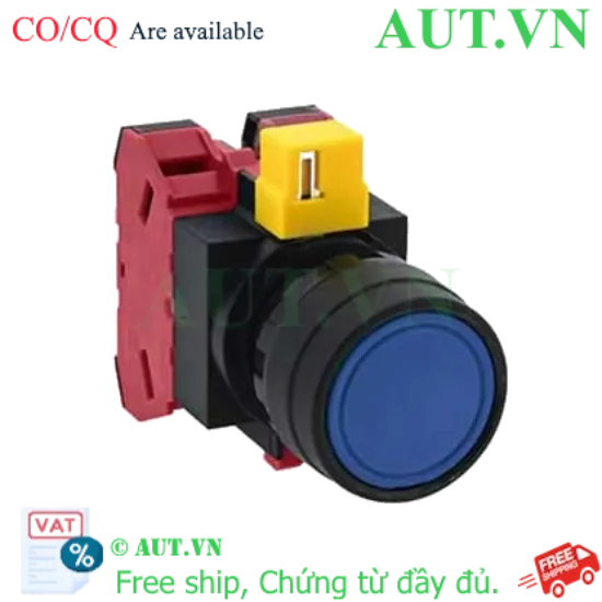 Ảnh của Nút nhấn nhả không đèn IDEC HW1B-M102S D22 2NC (Xanh)