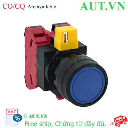 Ảnh của Nút nhấn nhả không đèn IDEC HW1B-M102S-MAU D22 2NC (Xanh)