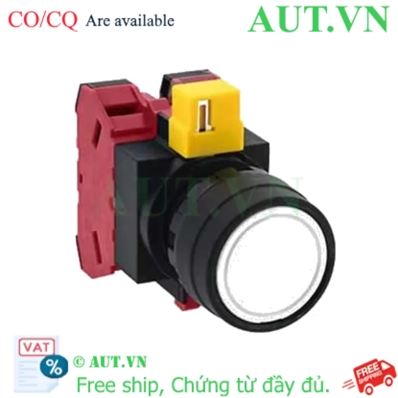 Ảnh của Nút nhấn nhả không đèn IDEC HW1B-M102W D22 2NC (Trắng)