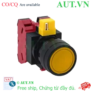 Ảnh của Nút nhấn nhả không đèn IDEC HW1B-M102Y-MAU D22 2NC (Vàng)