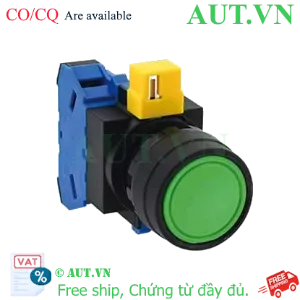 Ảnh của Nút nhấn nhả không đèn IDEC HW1B-M110G-MAU D22 1NO (Xanh)