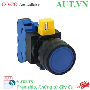 Ảnh của Nút nhấn nhả không đèn IDEC HW1B-M110S-MAU D22 1NO (Xanh)