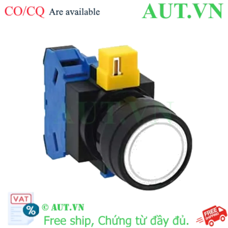 Ảnh của Nút nhấn nhả không đèn IDEC HW1B-M110W-MAU D22 1NO (Trắng)