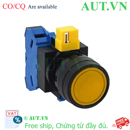 Ảnh của Nút nhấn nhả không đèn IDEC HW1B-M110Y D22 1NO (Vàng)