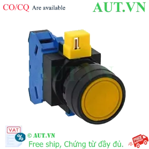 Ảnh của Nút nhấn nhả không đèn IDEC HW1B-M110Y-MAU D22 1NO (Vàng)