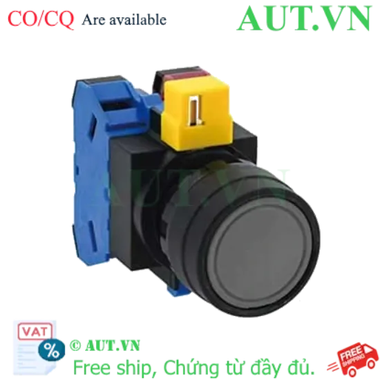 Ảnh của Nút nhấn nhả không đèn IDEC HW1B-M111B-MAU D22 1NO+1NC (Đen)