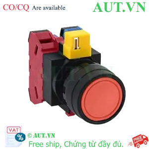 Ảnh của Nút nhấn nhả không đèn IDEC HW1B-M111R D22 1NO+1NC (Đỏ)