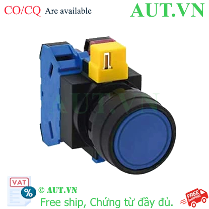 Ảnh của Nút nhấn nhả không đèn IDEC HW1B-M111S D22 1NO+1NC (Xanh)