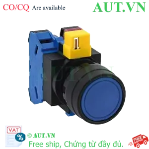 Ảnh của Nút nhấn nhả không đèn IDEC HW1B-M111S-MAU D22 1NO+1NC (Xanh)