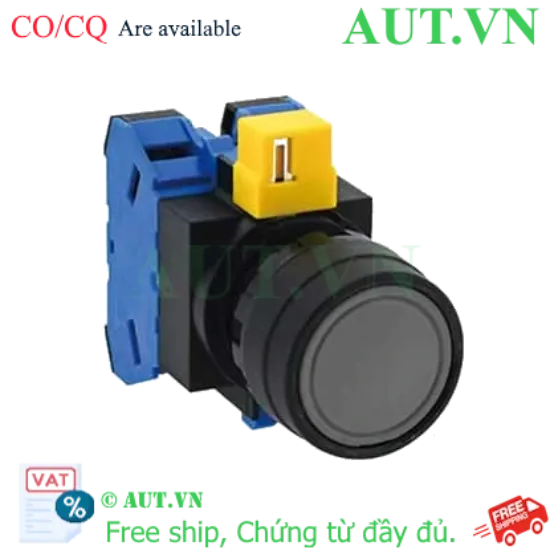 Ảnh của Nút nhấn nhả không đèn IDEC HW1B-M120B D22 2NO (Đen)