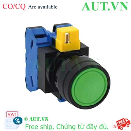 Ảnh của Nút nhấn nhả không đèn IDEC HW1B-M120G D22 2NO (Xanh)