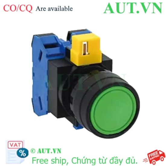Ảnh của Nút nhấn nhả không đèn IDEC HW1B-M120G D22 2NO (Xanh)