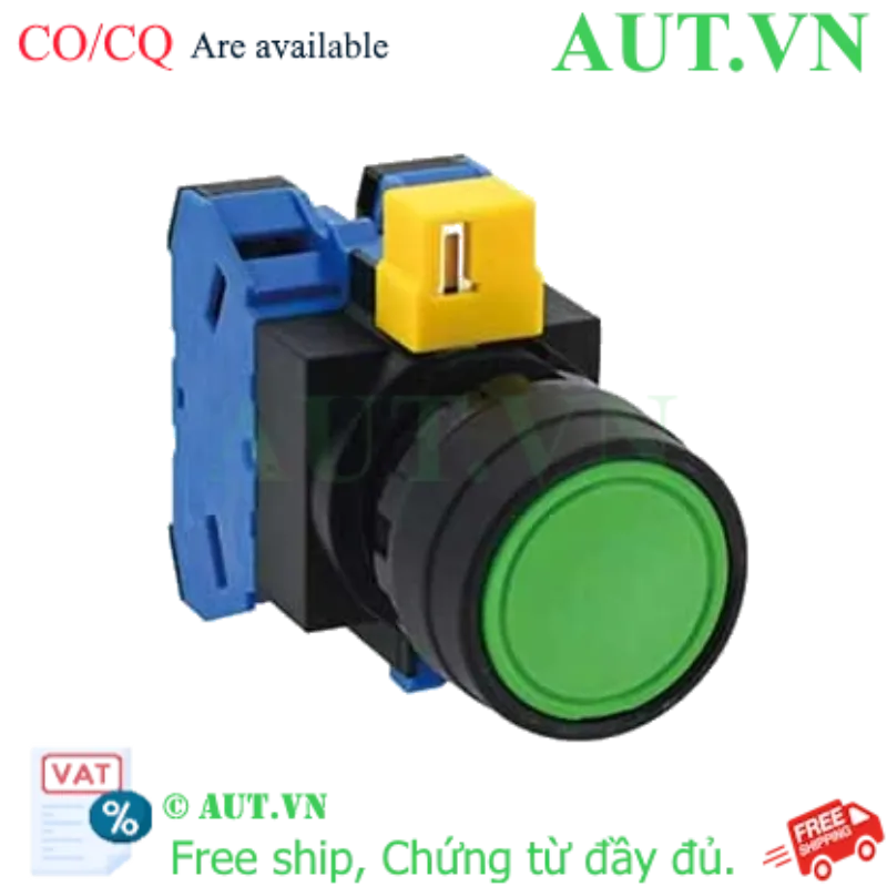 Ảnh của Nút nhấn nhả không đèn IDEC HW1B-M120G D22 2NO (Xanh)