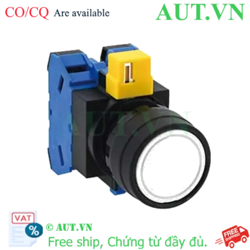 Ảnh của Nút nhấn nhả không đèn IDEC HW1B-M120W-MAU D22 2NO (Trắng)